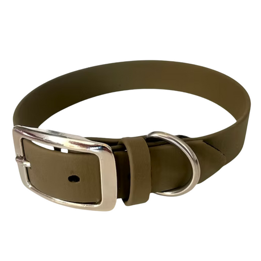 Halsband aus Biothane® 'Oliv'