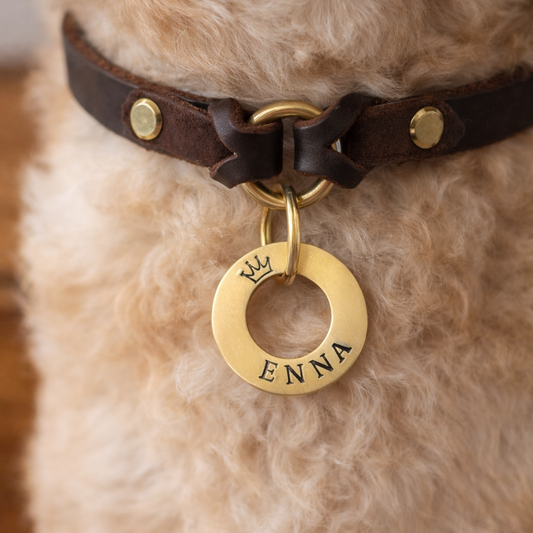 Personalisierte Hundemarke "Donut" aus Edelstahl