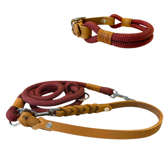 Set | Halsband & Leine 'Ember'