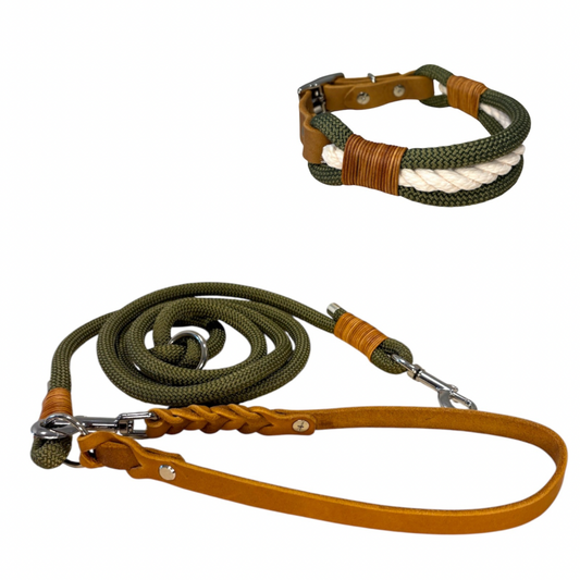 Set | Halsband & Leine 'Hunter'