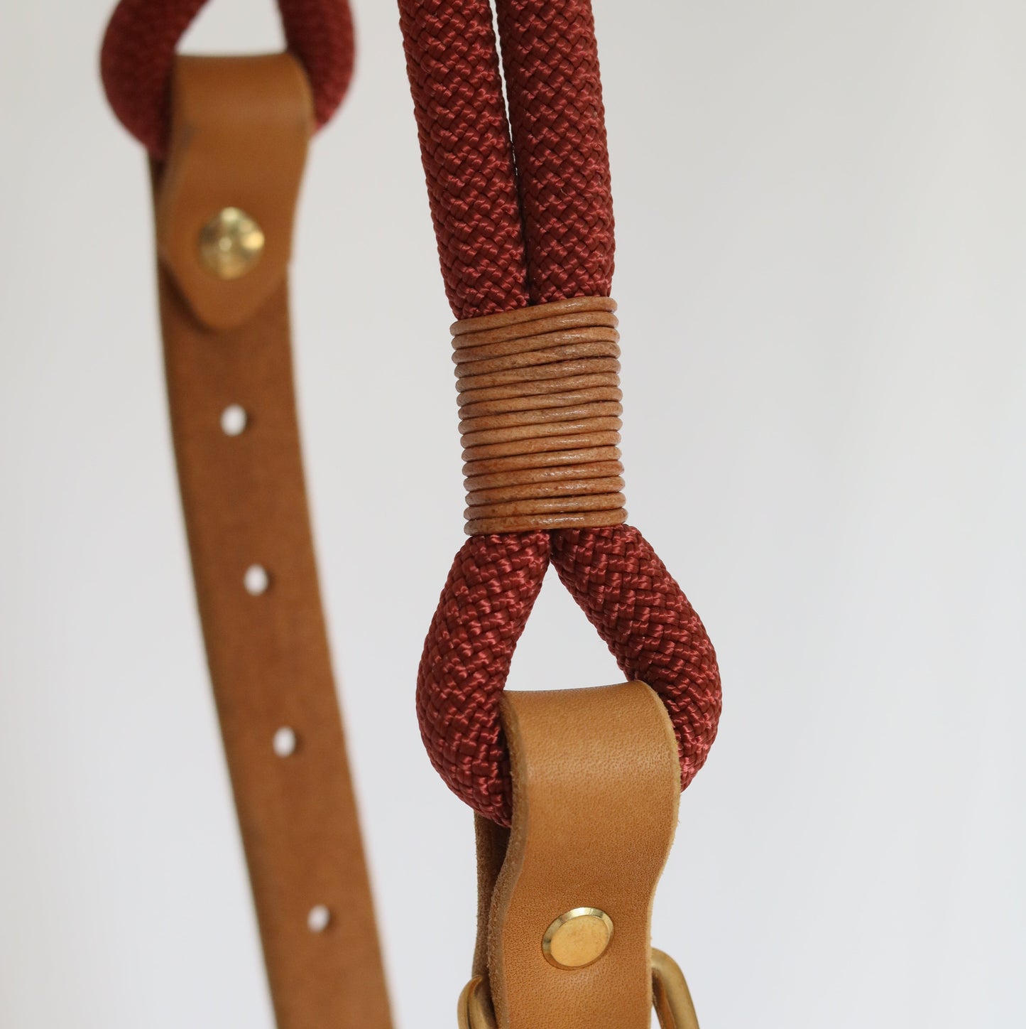 Tauhalsband Kombi 'copper red'  - Gr. M | Messing