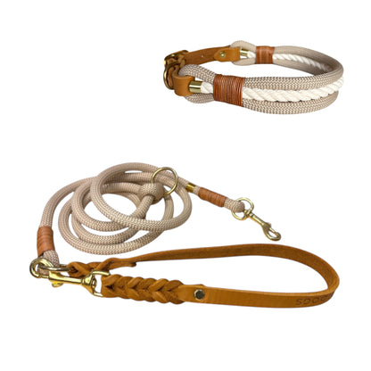 Set | Halsband & Leine 'Sandy'