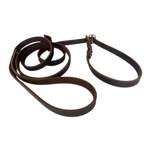 Retrieverleine aus Fettleder