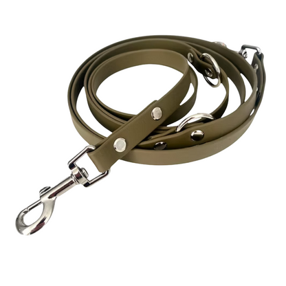 Set | Halsband & Hundeleine aus Biothane® 'Oliv'