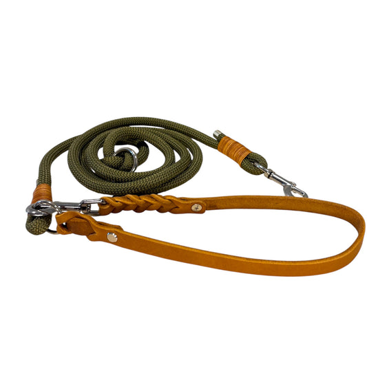 Tauleine mit Lederhandschlaufe 'Hunter'