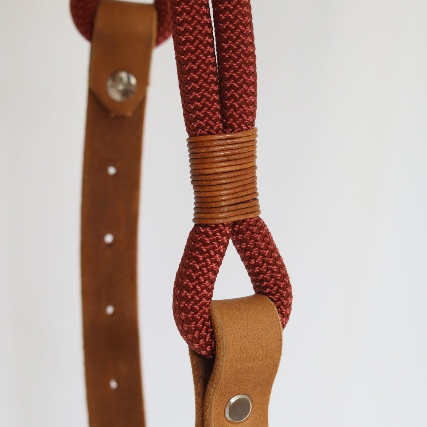 Tauhalsband Kombi 'Copper red'  - Gr. M | silber