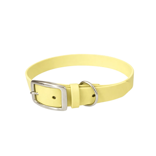 Halsband aus Biothane® 'Pastell gelb'