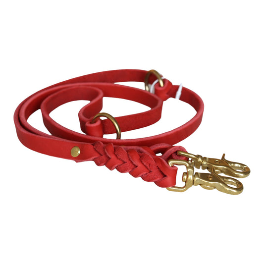 Lederleine  | Rot