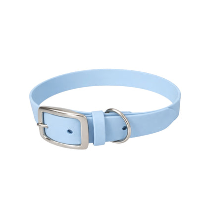 Set | Halsband & Hundeleine aus Biothane® 'Pastell blau'
