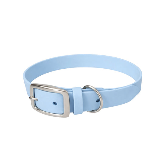 Halsband aus Biothane® 'Pastell blau'