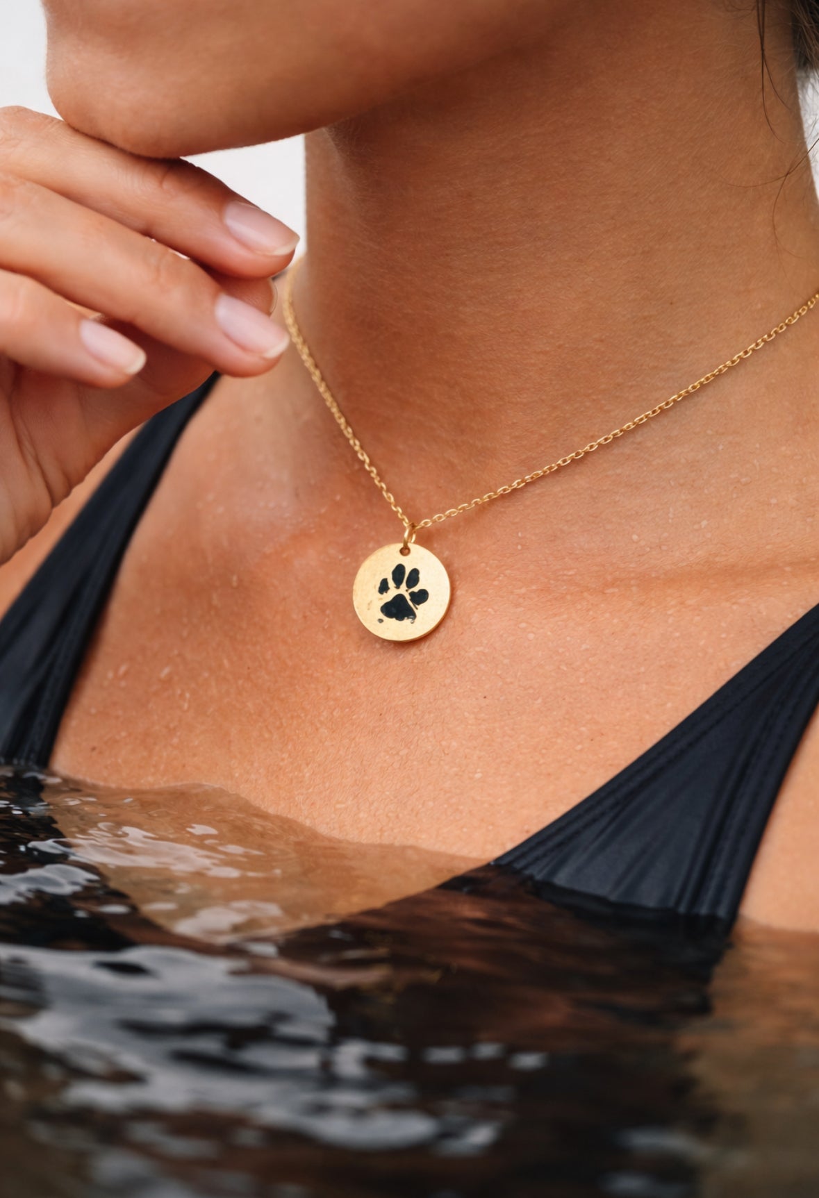 Personalisierte Edelstahlkette - wasserfest & verstellbar