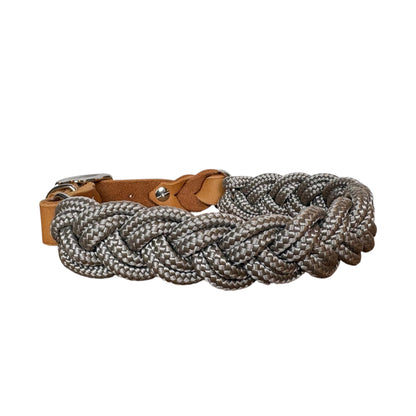 Geflochtenes Halsband - Tan