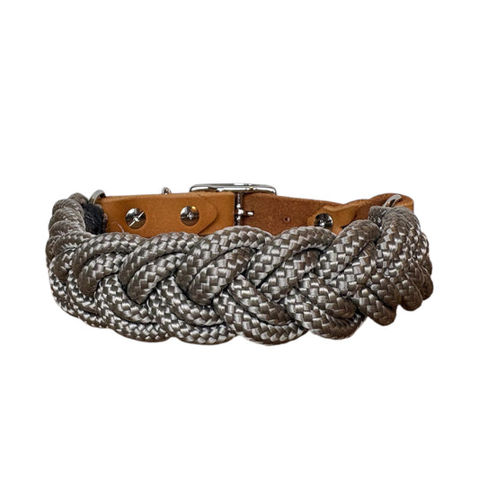 Geflochtenes Halsband - Tan