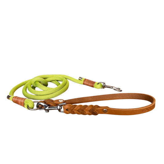 Tauleine mit Lederhandschlaufe 'Lime'