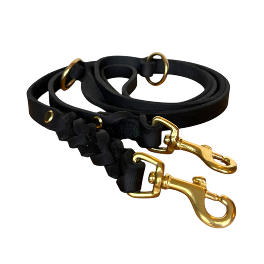 Lederleine  | Schwarz