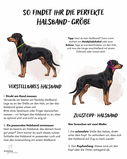 Geflochtenes Halsband - schwarz