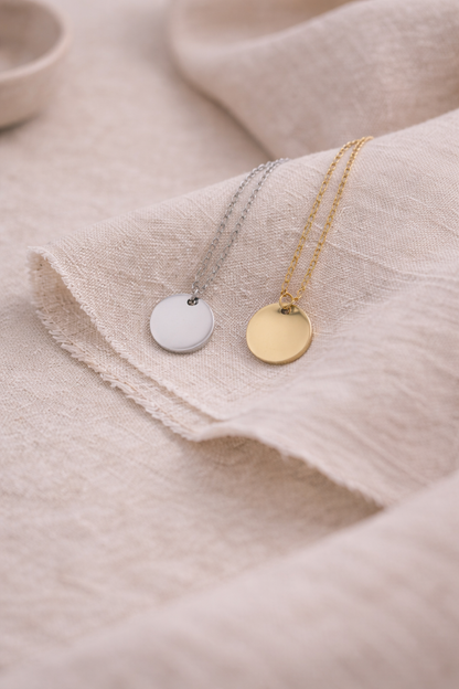 Personalisierte Edelstahlkette - wasserfest & verstellbar