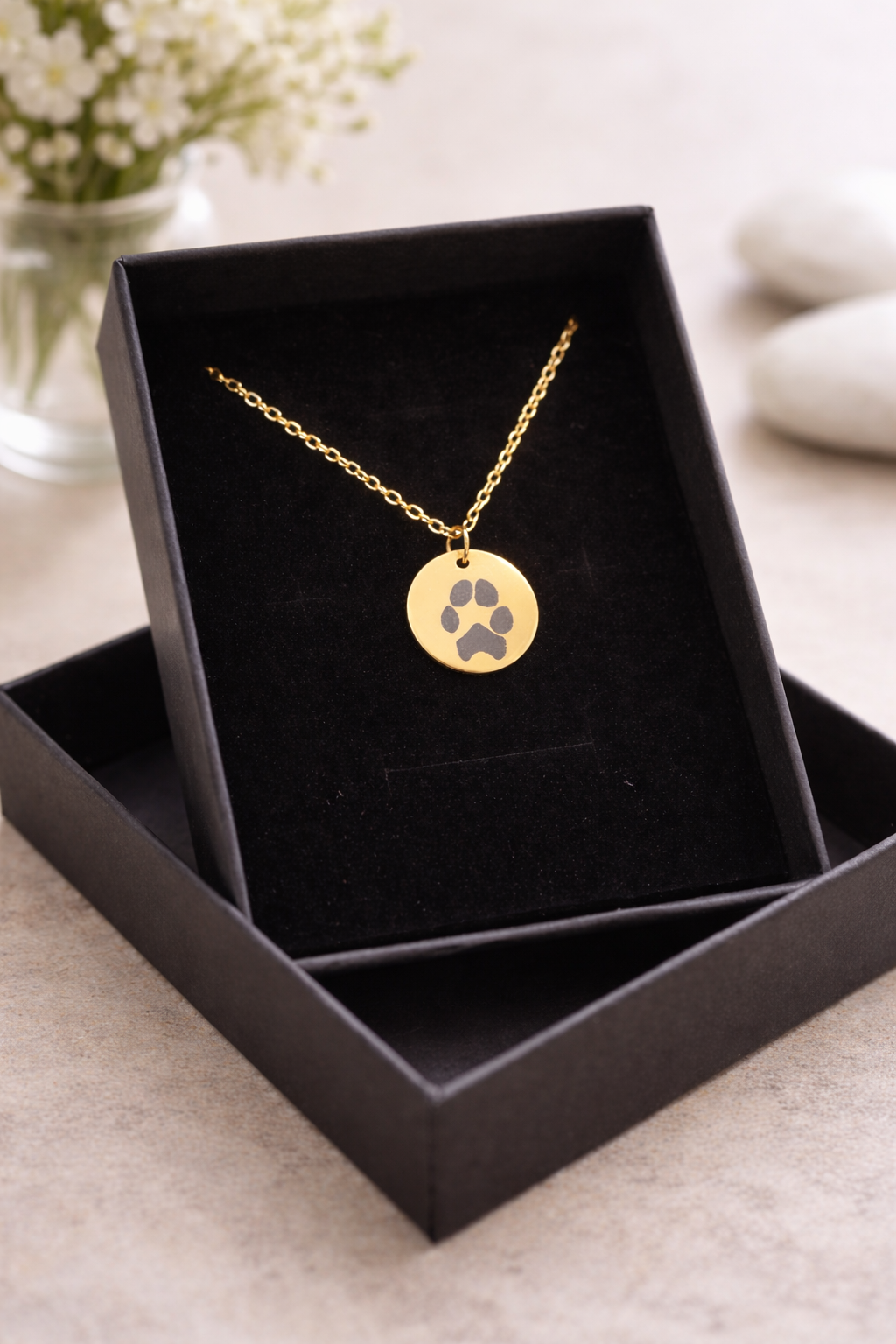 Personalisierte Edelstahlkette - wasserfest & verstellbar