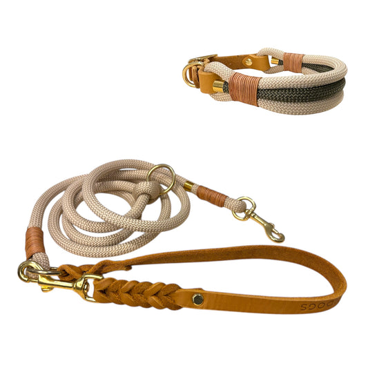 Set | Halsband & Leine 'Linde'