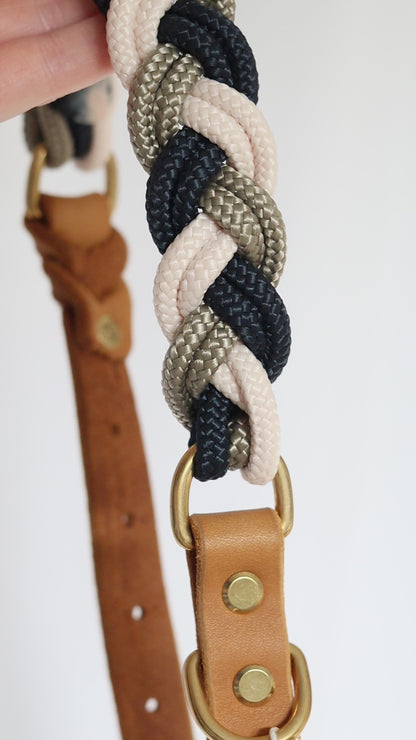 Geflochtenes Halsband - Gr. M | Silber